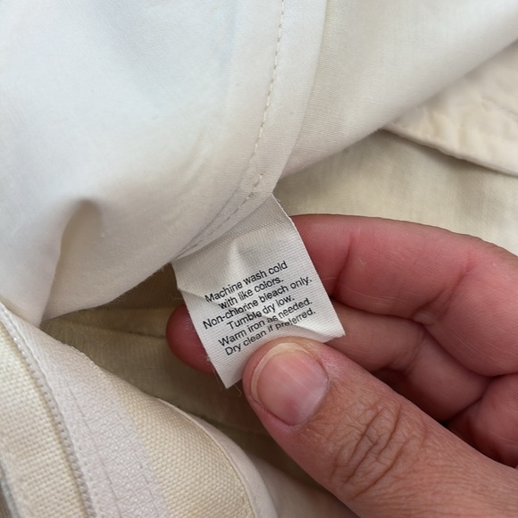 J. Crew Wide Leg Linen Cotton Blend Bone White size 33/30 - Picture 7 of 11